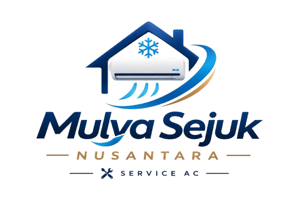 Logo Mulya Sejuk Nusantara, layanan service AC